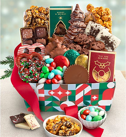 Simply Chocolate® Christmas Bliss Basket